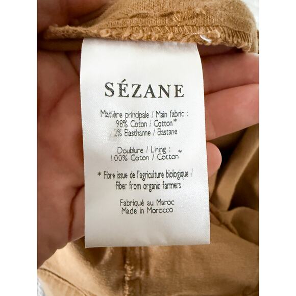 Sezane | Sézane | Austin Trousers in Camel - NO BELT | Sz 34/2 - Picture 10 of 11